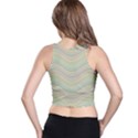 Pattern Racer Back Crop Top View2