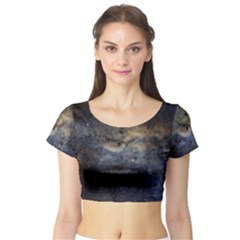 Propeller Nebula Short Sleeve Crop Top (tight Fit)