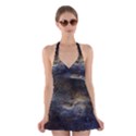 Propeller Nebula Halter Swimsuit Dress View1