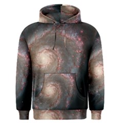 Whirlpool Galaxy And Companion Men s Pullover Hoodie by SpaceShop