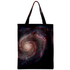 Whirlpool Galaxy And Companion Zipper Classic Tote Bag by SpaceShop