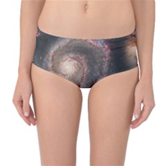 Whirlpool Galaxy And Companion Mid-waist Bikini Bottoms by SpaceShop