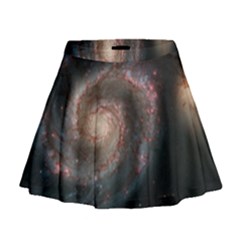 Whirlpool Galaxy And Companion Mini Flare Skirt by SpaceShop