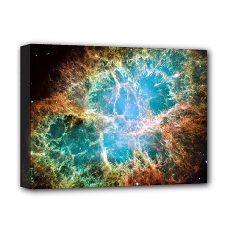 Crab Nebula Deluxe Canvas 16  X 12   by SpaceShop