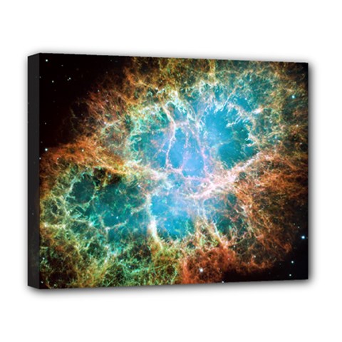 Crab Nebula Deluxe Canvas 20  X 16  