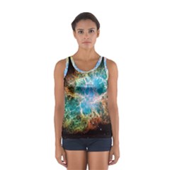 Crab Nebula Women s Sport Tank Top  by SpaceShop