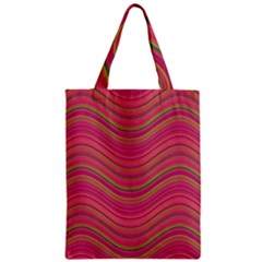 Pattern Zipper Classic Tote Bag