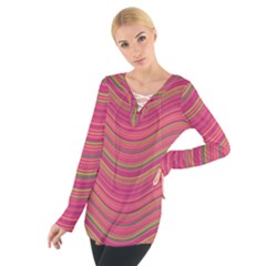 Pattern Women s Tie Up Tee