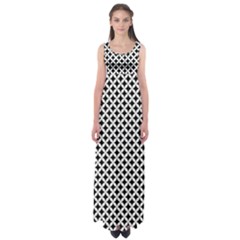 Pattern Empire Waist Maxi Dress