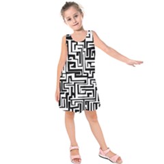 Pattern Kids  Sleeveless Dress