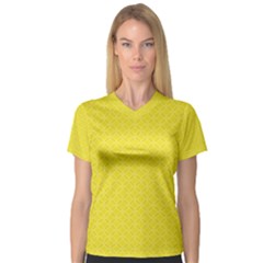 Pattern Women s V-neck Sport Mesh Tee