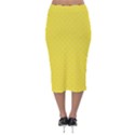 Pattern Velvet Midi Pencil Skirt View2