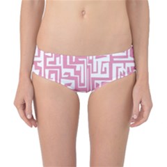 Pink Pattern Classic Bikini Bottoms by Valentinaart