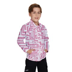 Pink Pattern Wind Breaker (kids)