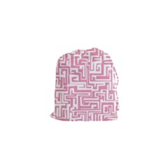 Pink Pattern Drawstring Pouches (xs) 