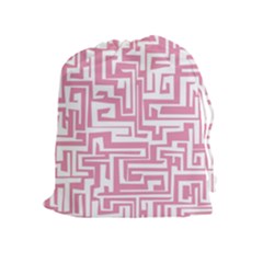 Pink Pattern Drawstring Pouches (extra Large)