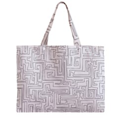 Pattern Zipper Mini Tote Bag by Valentinaart