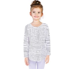 Pattern Kids  Long Sleeve Tee