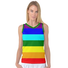 Rainbow Women s Basketball Tank Top