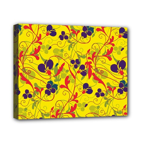 Floral Pattern Canvas 10  X 8 