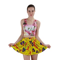 Floral Pattern Mini Skirt