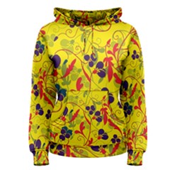 Floral Pattern Women s Pullover Hoodie by Valentinaart