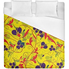 Floral Pattern Duvet Cover (king Size)