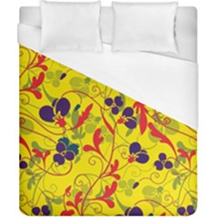 Floral Pattern Duvet Cover (california King Size)