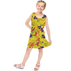 Floral Pattern Kids  Tunic Dress