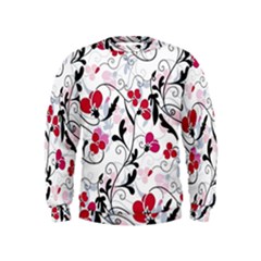 Floral Pattern Kids  Sweatshirt