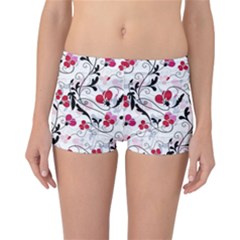 Floral Pattern Reversible Bikini Bottoms