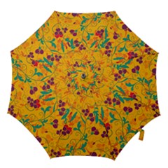 Floral Pattern Hook Handle Umbrellas (large) by Valentinaart