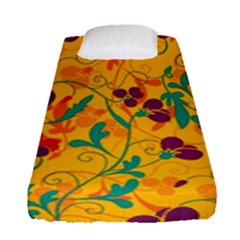 Floral Pattern Fitted Sheet (single Size)