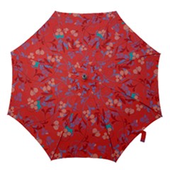 Floral Pattern Hook Handle Umbrellas (large)