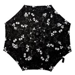 Floral Pattern Hook Handle Umbrellas (large)