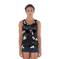 Floral Pattern Women s Sport Tank Top 