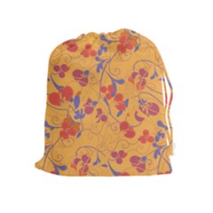 Floral Pattern Drawstring Pouches (extra Large)