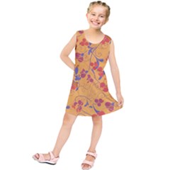 Floral Pattern Kids  Tunic Dress