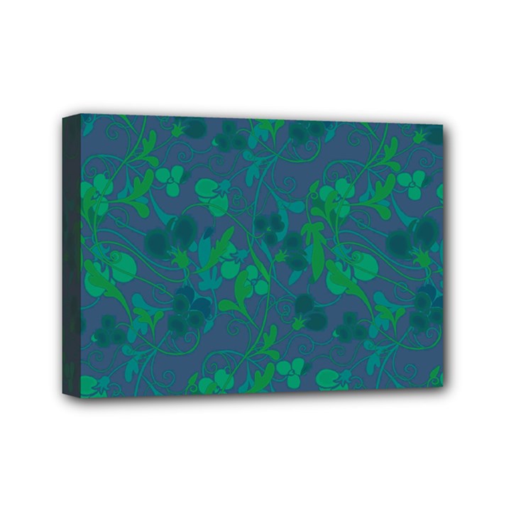 Floral pattern Mini Canvas 7  x 5 