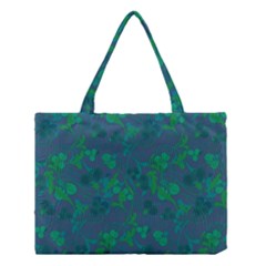 Floral Pattern Medium Tote Bag by Valentinaart