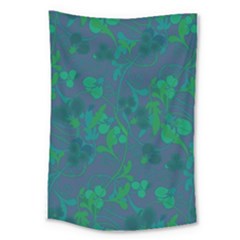 Floral Pattern Large Tapestry