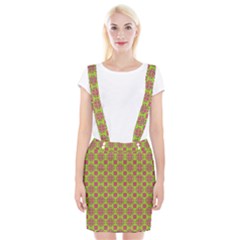 Pattern Suspender Skirt