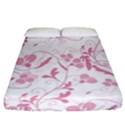 Floral pattern Fitted Sheet (California King Size) View1