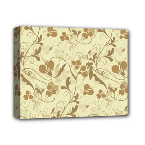 Floral Pattern Deluxe Canvas 14  X 11  by Valentinaart