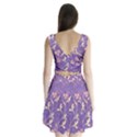 Floral pattern Split Back Mini Dress  View2