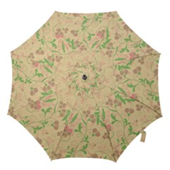 Floral Pattern Hook Handle Umbrellas (medium) by Valentinaart