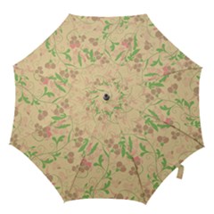 Floral Pattern Hook Handle Umbrellas (small) by Valentinaart