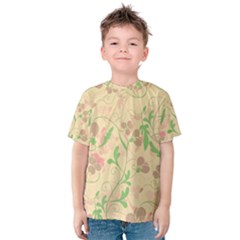 Floral Pattern Kids  Cotton Tee