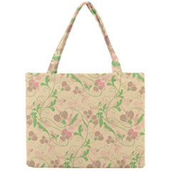 Floral Pattern Mini Tote Bag