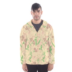 Floral Pattern Hooded Wind Breaker (men)